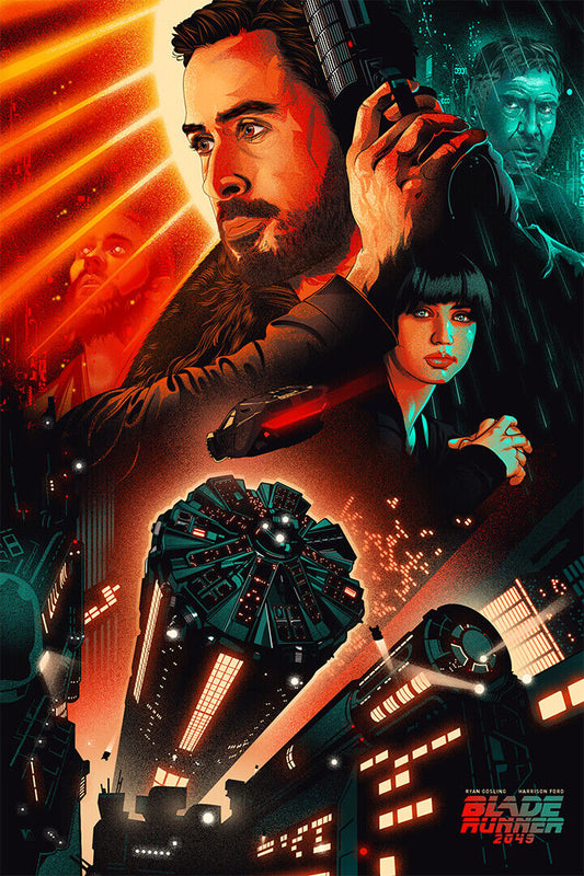 Blade Runner 2049 Science Fiction Drama Movie Poster Wall Art Print Home Wall Decor - xonomax