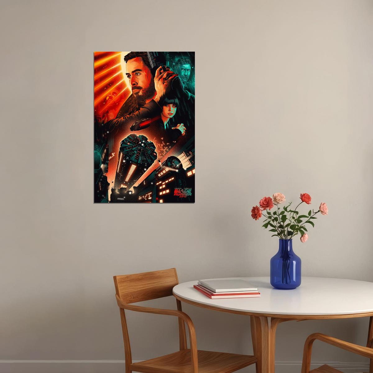 Blade Runner 2049 Science Fiction Drama Movie Poster Wall Art Print Home Wall Decor - xonomax