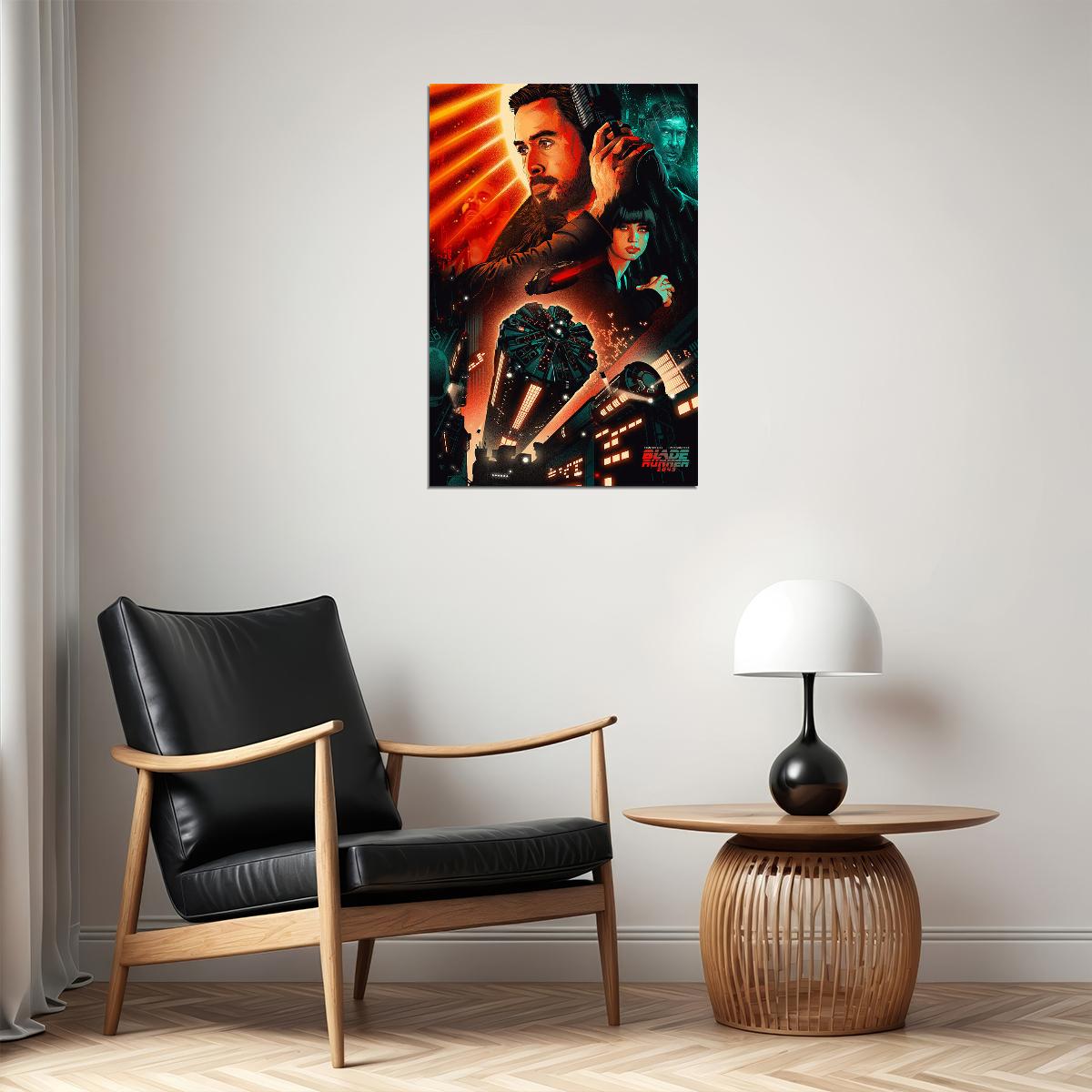 Blade Runner 2049 Science Fiction Drama Movie Poster Wall Art Print Home Wall Decor - xonomax