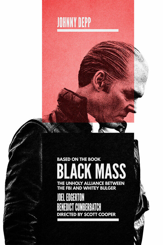 Black Mass Vintage Classic Crime Movie Poster Wall Art Print Home Wall Decor - xonomax