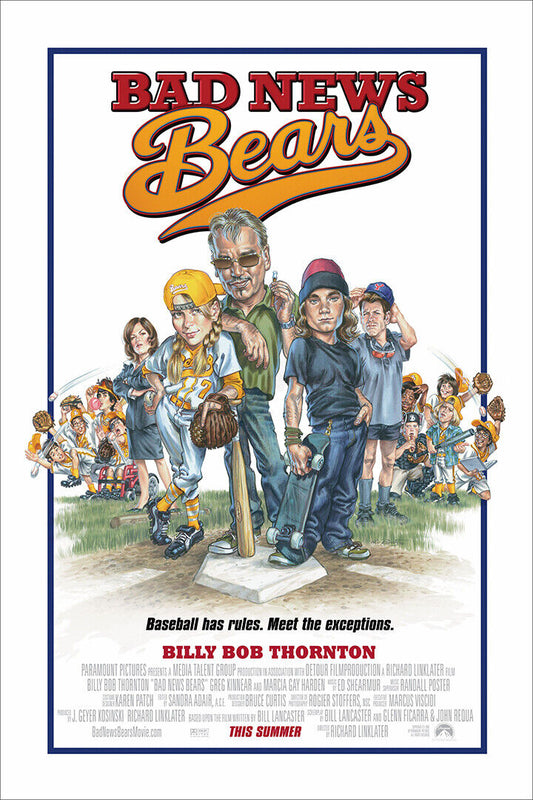 Bad News Bears 2 Vintage Classic Comedy Movie Poster Wall Art Print Home Wall Decor - xonomax