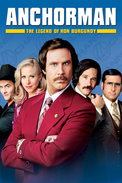 Anchorman The Legend Of Ron Classic Movie Poster Wall Art Print Home Wall Decor - xonomax