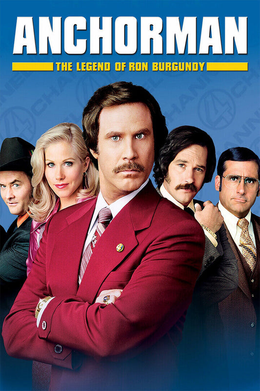 Anchorman The Legend Of Ron Classic Movie Poster Wall Art Print Home Wall Decor - xonomax