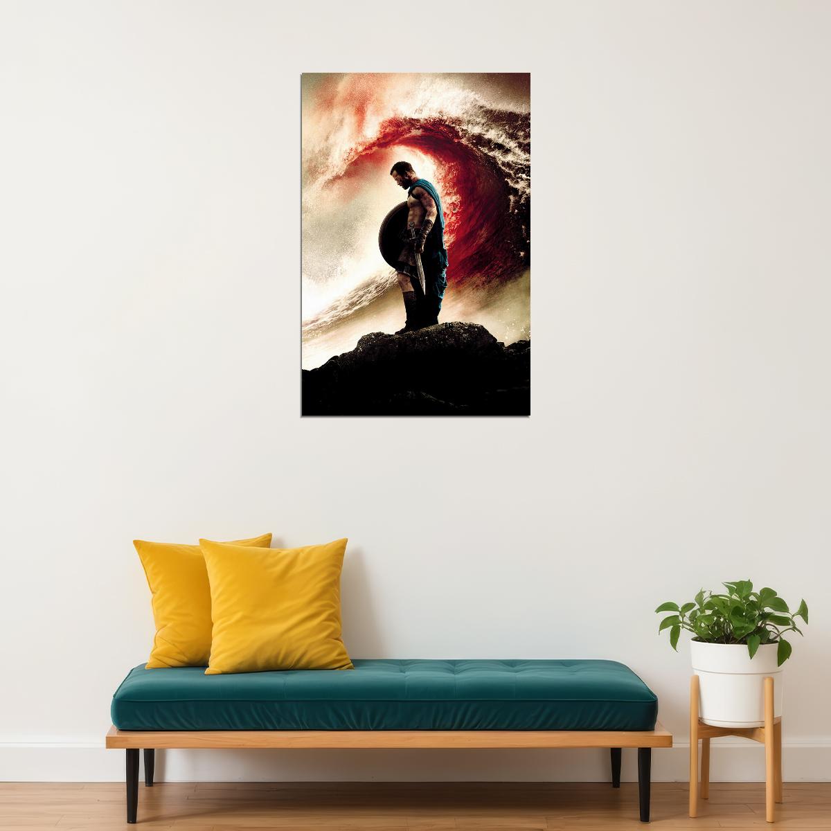 300 Rise Of An Empire Action Movie Poster Wall Art Print Home Wall Decor - xonomax