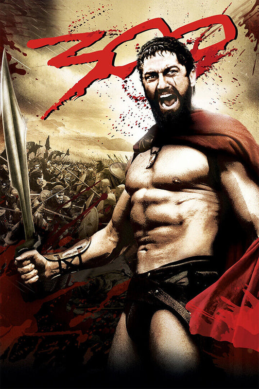 300 Vintage Action Movie Action War Drama Poster Wall Art Print Home Wall Decor - xonomax