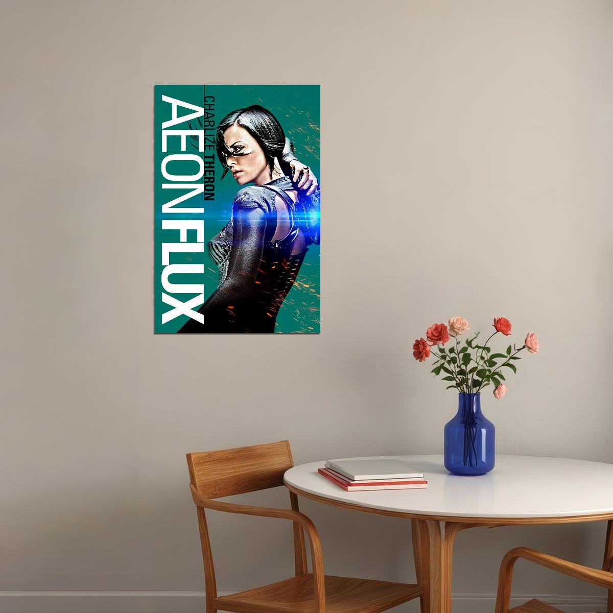 Aeon Flux Classic Science Fiction Movie Poster Wall Art Print Home Wall Decor - xonomax