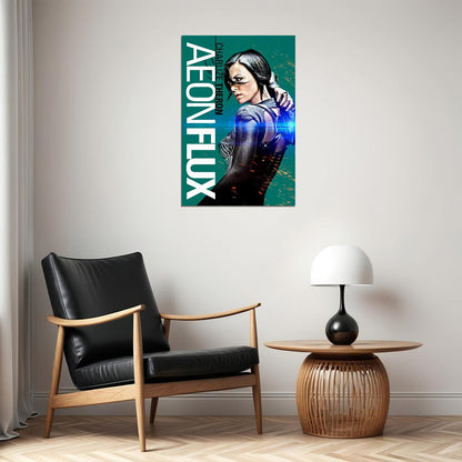Aeon Flux Classic Science Fiction Movie Poster Wall Art Print Home Wall Decor - xonomax