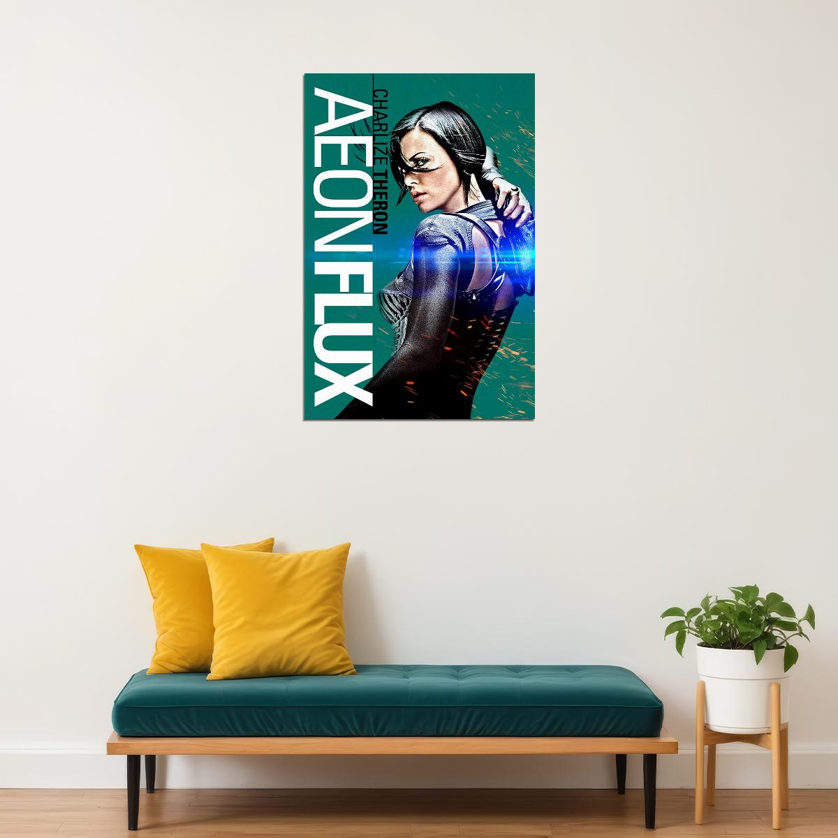 Aeon Flux Classic Science Fiction Movie Poster Wall Art Print Home Wall Decor - xonomax
