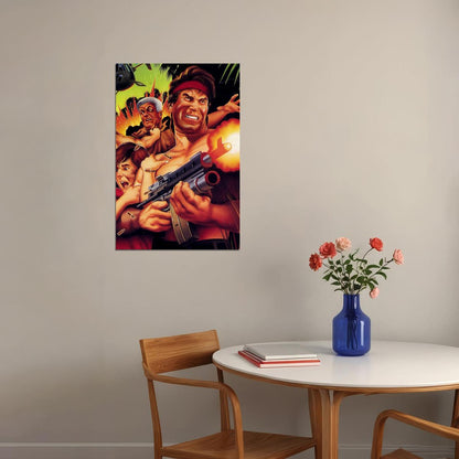 Super Contra Classic Game Action War Game Poster Wall Art Print Home Wall Decor - xonomax