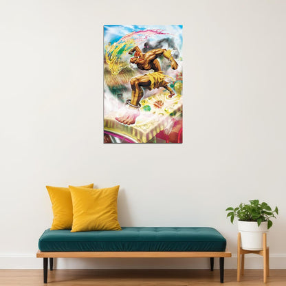 Street Fighter Indian Fighter Video Game Classic Poster Wall Art Print Home Wall Decor - xonomax