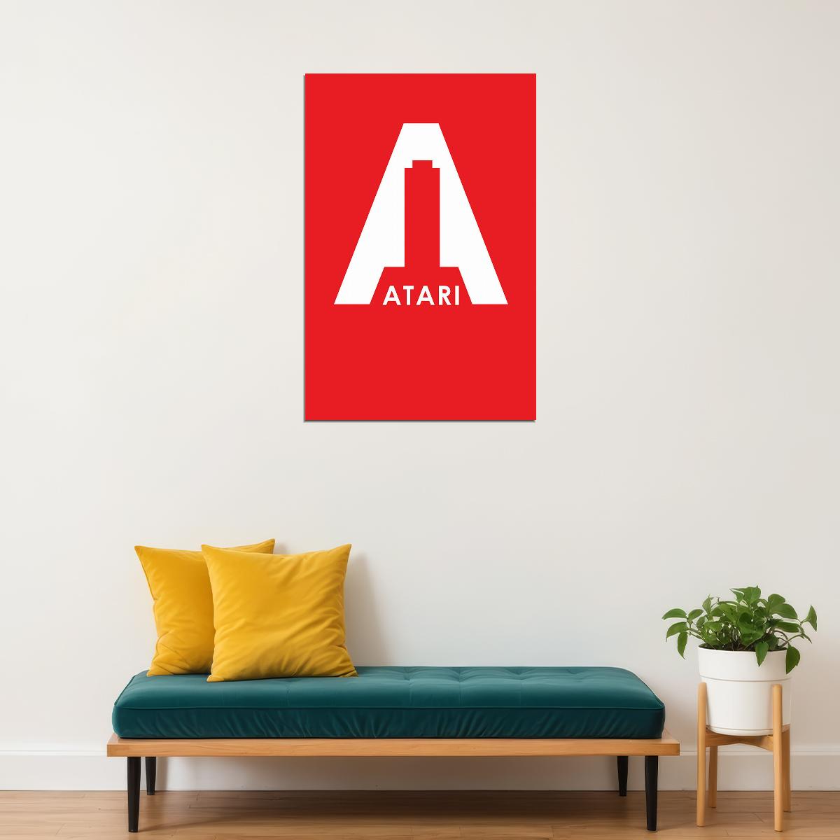 Atari Retro Promo Video Game Play Electronics Poster Wall Art Print Home Wall Decor - xonomax