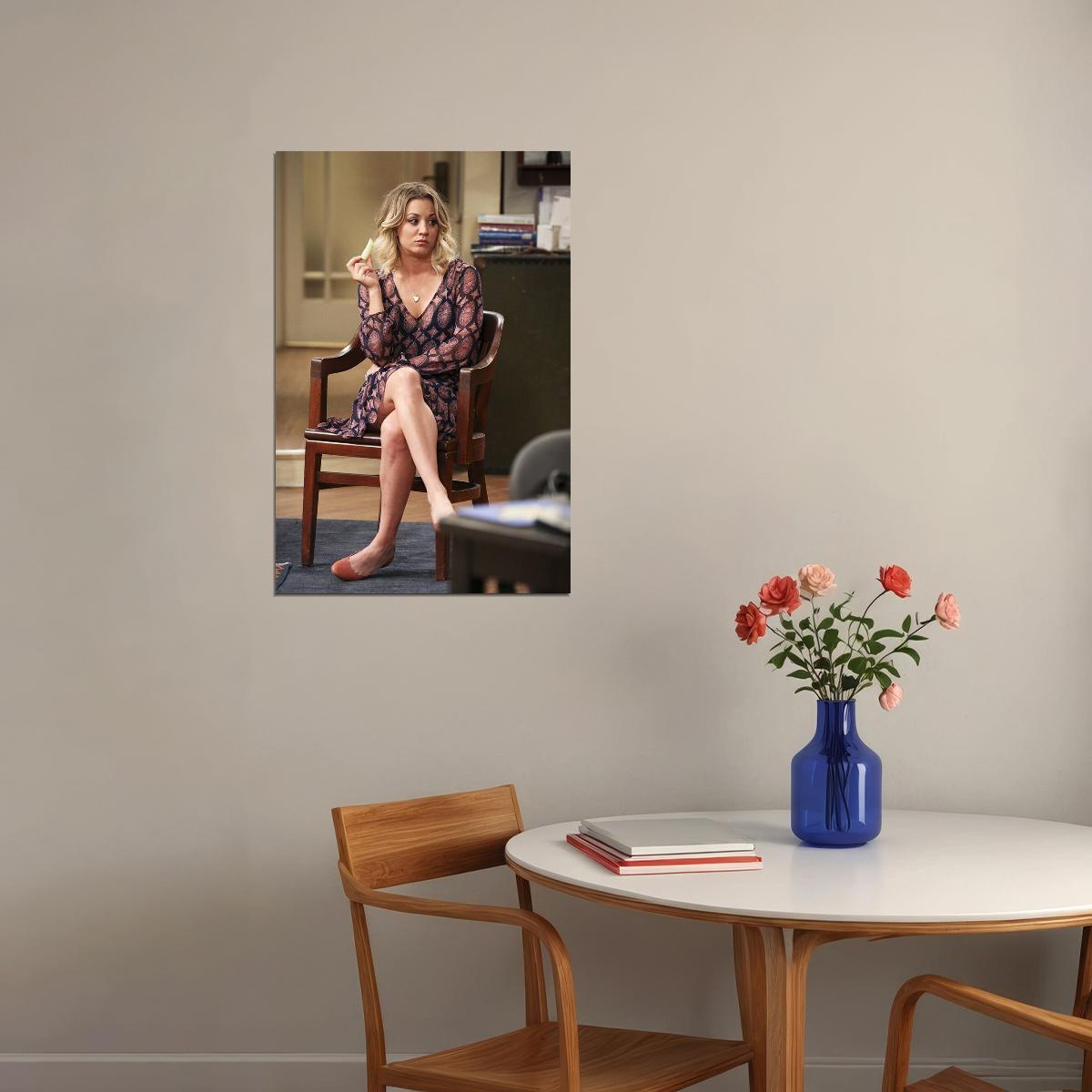 Penny The Big Bang Theory Tv Series Poster Kaley Cuoco Wall Art Print Home Wall Decor - xonomax