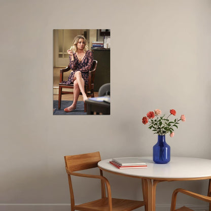 Penny The Big Bang Theory Tv Series Poster Kaley Cuoco Wall Art Print Home Wall Decor - xonomax