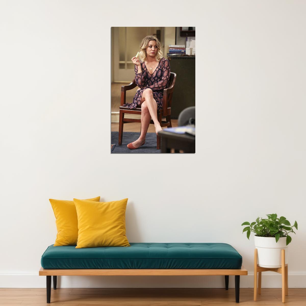 Penny The Big Bang Theory Tv Series Poster Kaley Cuoco Wall Art Print Home Wall Decor - xonomax