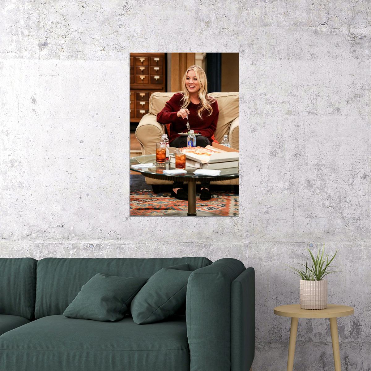 Penny The Big Bang Theory Tv Series Poster Kaley Cuoco Wall Art Print Home Wall Decor - xonomax