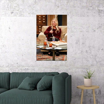 Penny The Big Bang Theory Tv Series Poster Kaley Cuoco Wall Art Print Home Wall Decor - xonomax