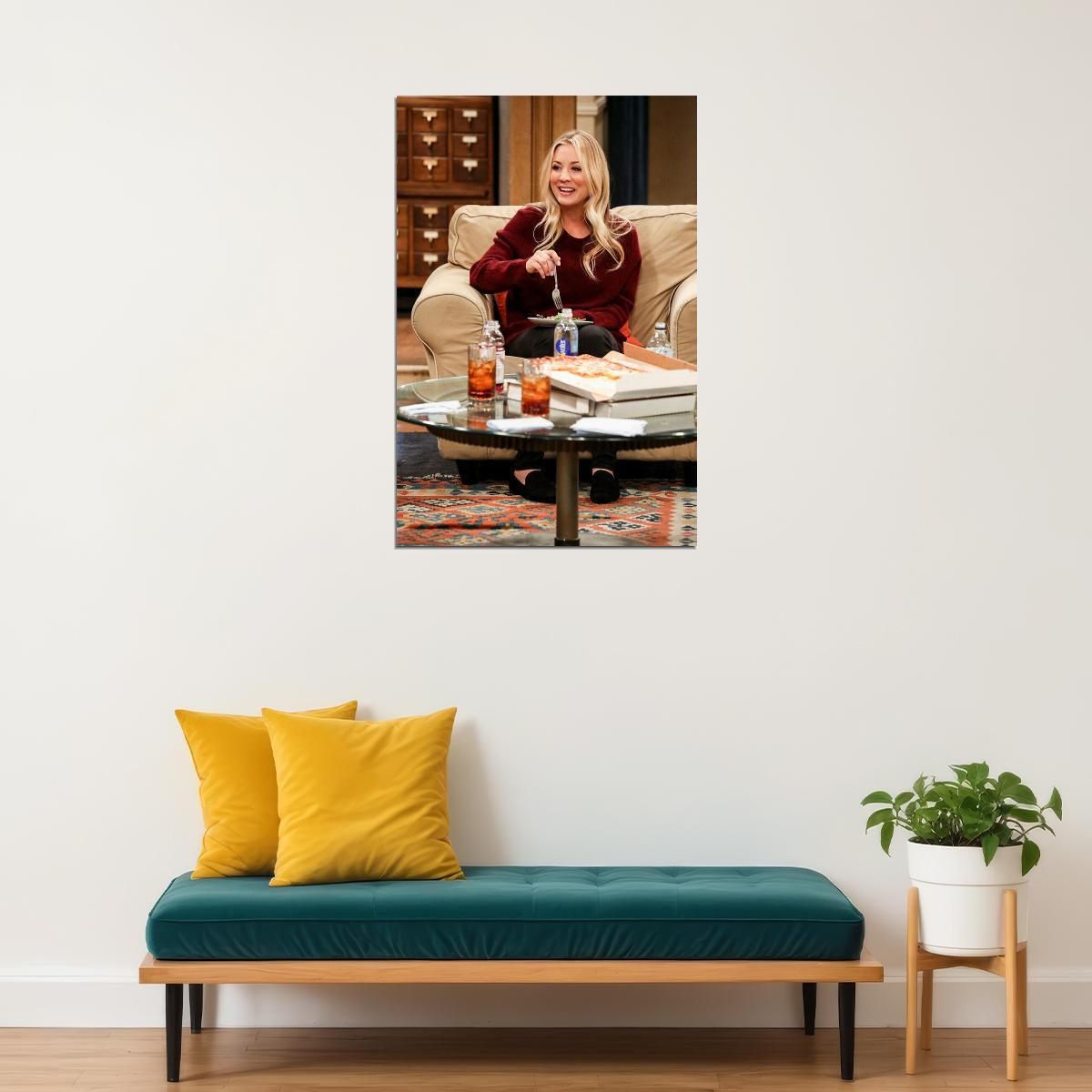 Penny The Big Bang Theory Tv Series Poster Kaley Cuoco Wall Art Print Home Wall Decor - xonomax