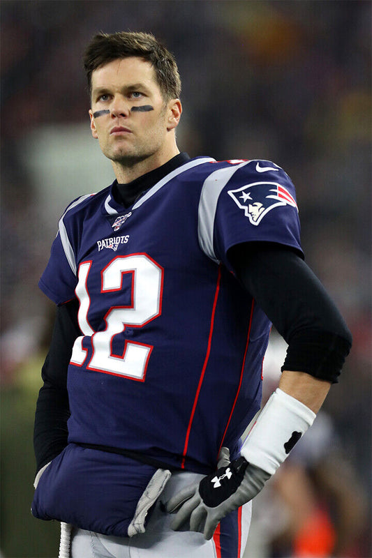 Tom Brady Celebrity American Football Sports Poster Wall Art Print Home Wall Decor - xonomax