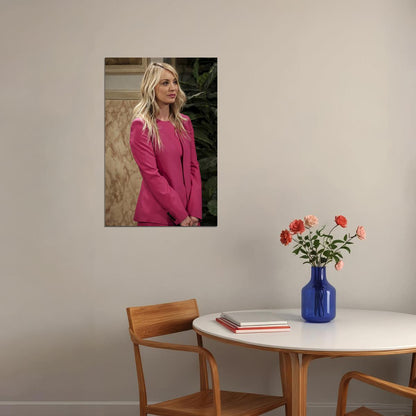 Penny The Big Bang Theory Tv Series Poster Kaley Cuoco Wall Art Print Home Wall Decor - xonomax