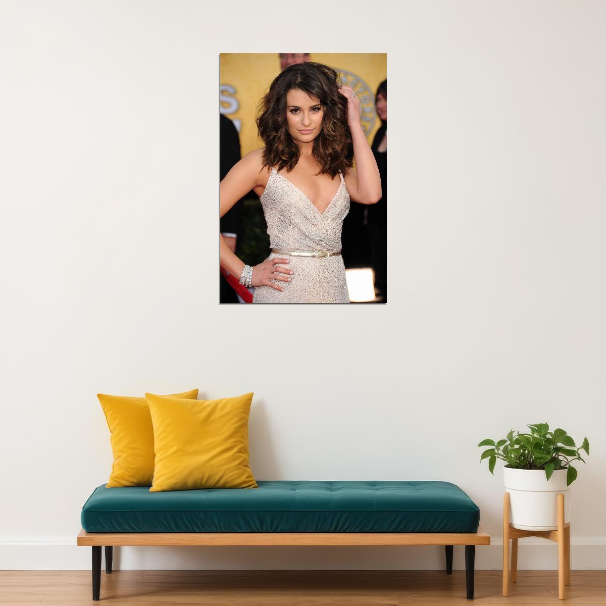 Lea Michele Cinema Actress Singer Star Poster Wall Art Print Home Wall Decor - xonomax