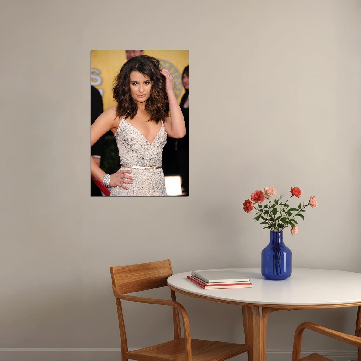 Lea Michele Cinema Actress Singer Star Poster Wall Art Print Home Wall Decor - xonomax