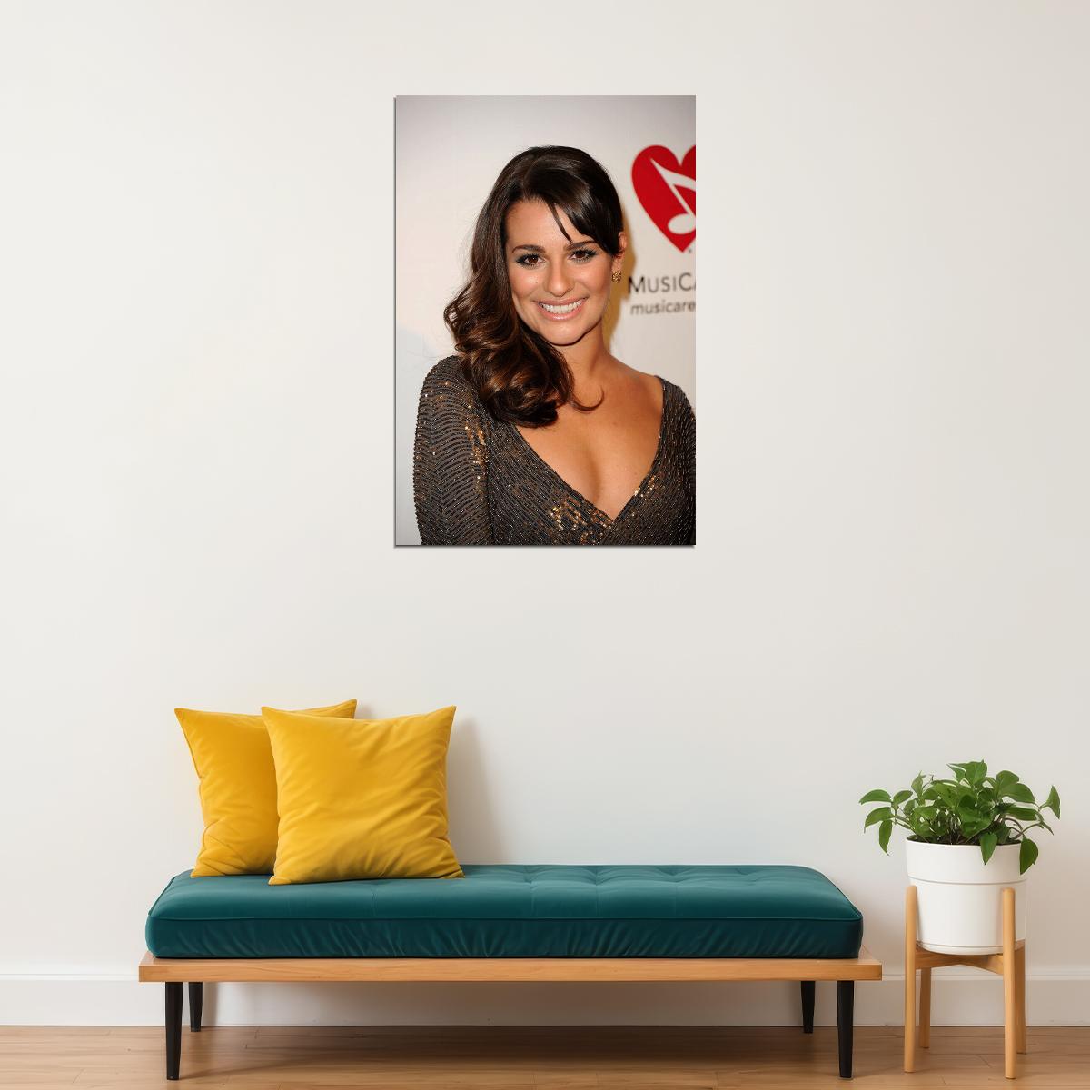 Lea Michele Cinema Actress Singer Artist Poster Wall Art Print Home Wall Decor - xonomax