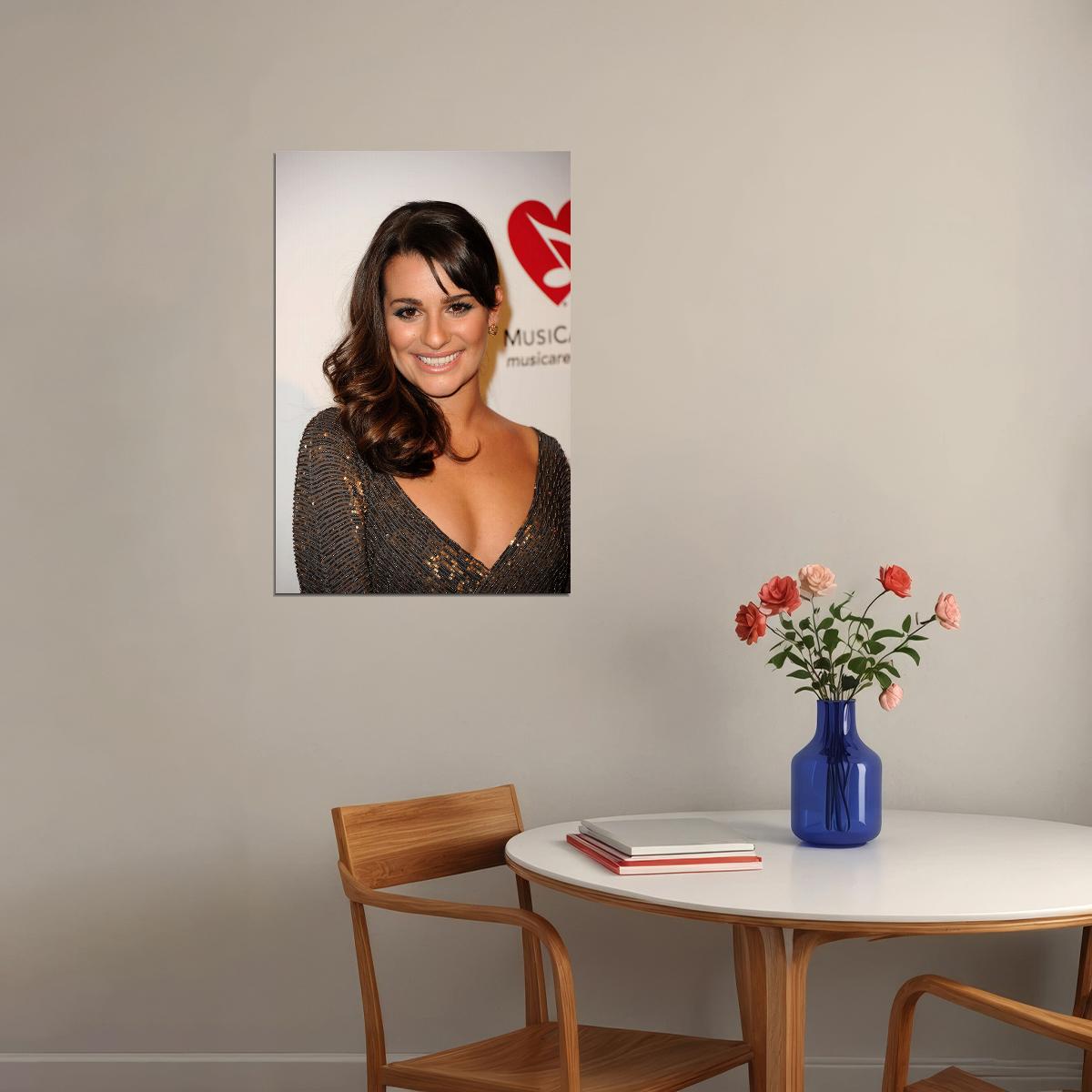 Lea Michele Cinema Actress Singer Artist Poster Wall Art Print Home Wall Decor - xonomax