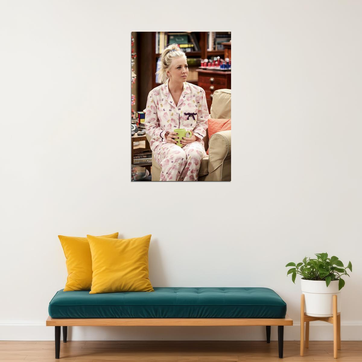 Penny The Big Bang Theory Tv Series Poster Kaley Cuoco Wall Art Print Home Wall Decor - xonomax