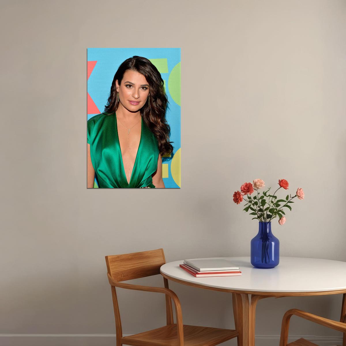Lea Michele Cinema Actor Singer Artist Poster Wall Art Print Home Wall Decor - xonomax