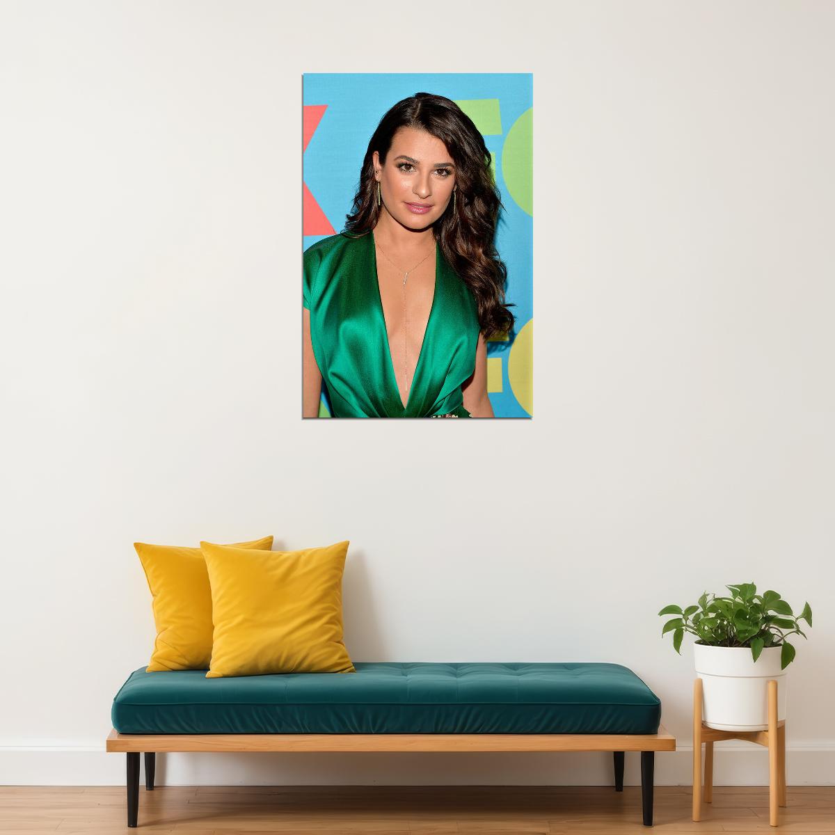Lea Michele Cinema Actor Singer Artist Poster Wall Art Print Home Wall Decor - xonomax
