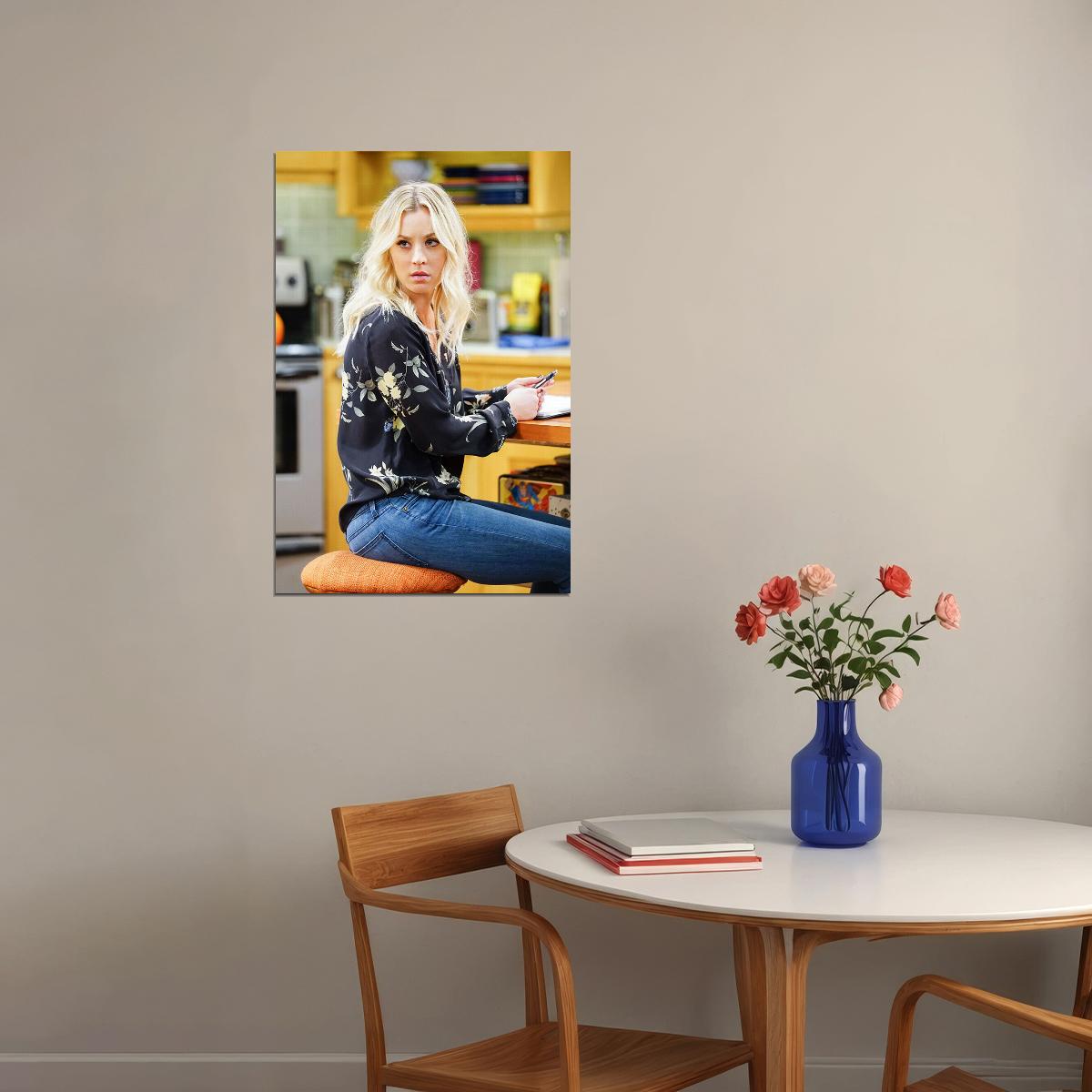Penny The Big Bang Theory Tv Series Poster Kaley Cuoco Wall Art Print Home Wall Decor - xonomax