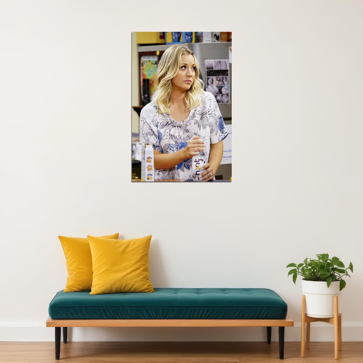 Penny The Big Bang Theory Tv Series Poster Kaley Cuoco Wall Art Print Home Wall Decor - xonomax