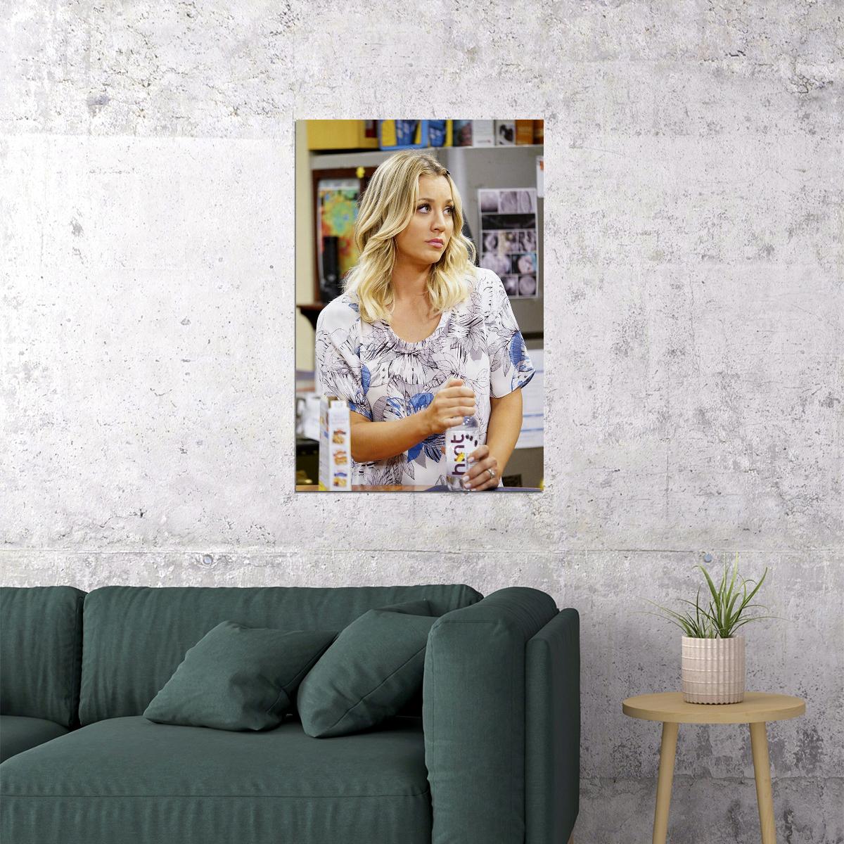 Penny The Big Bang Theory Tv Series Poster Kaley Cuoco Wall Art Print Home Wall Decor - xonomax