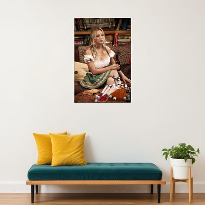 Penny The Big Bang Theory Tv Series Poster Kaley Cuoco Wall Art Print Home Wall Decor - xonomax