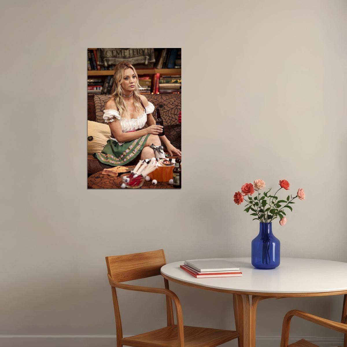 Penny The Big Bang Theory Tv Series Poster Kaley Cuoco Wall Art Print Home Wall Decor - xonomax