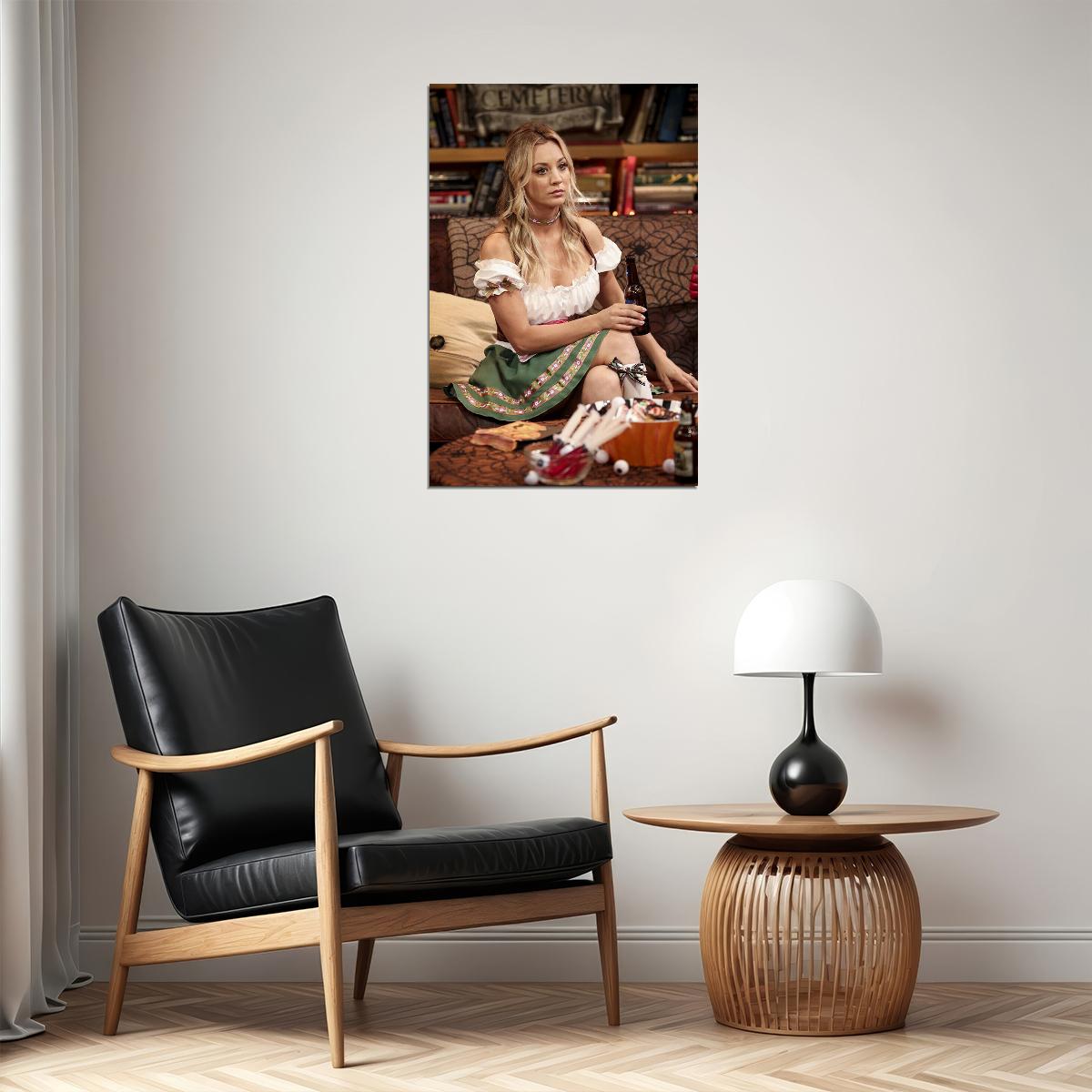 Penny The Big Bang Theory Tv Series Poster Kaley Cuoco Wall Art Print Home Wall Decor - xonomax