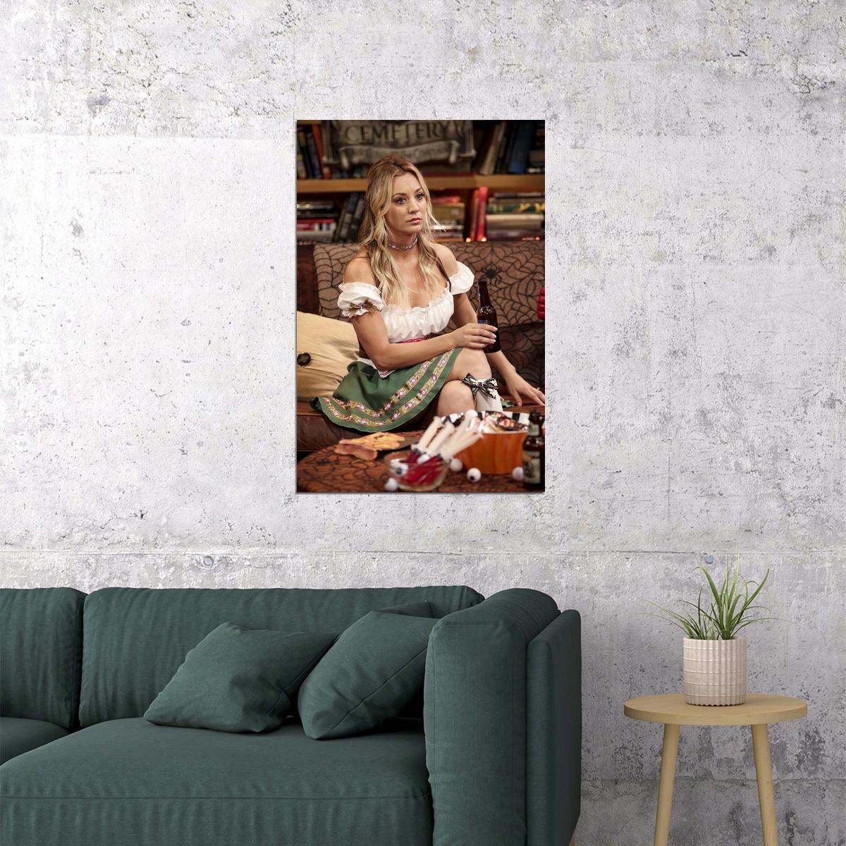 Penny The Big Bang Theory Tv Series Poster Kaley Cuoco Wall Art Print Home Wall Decor - xonomax