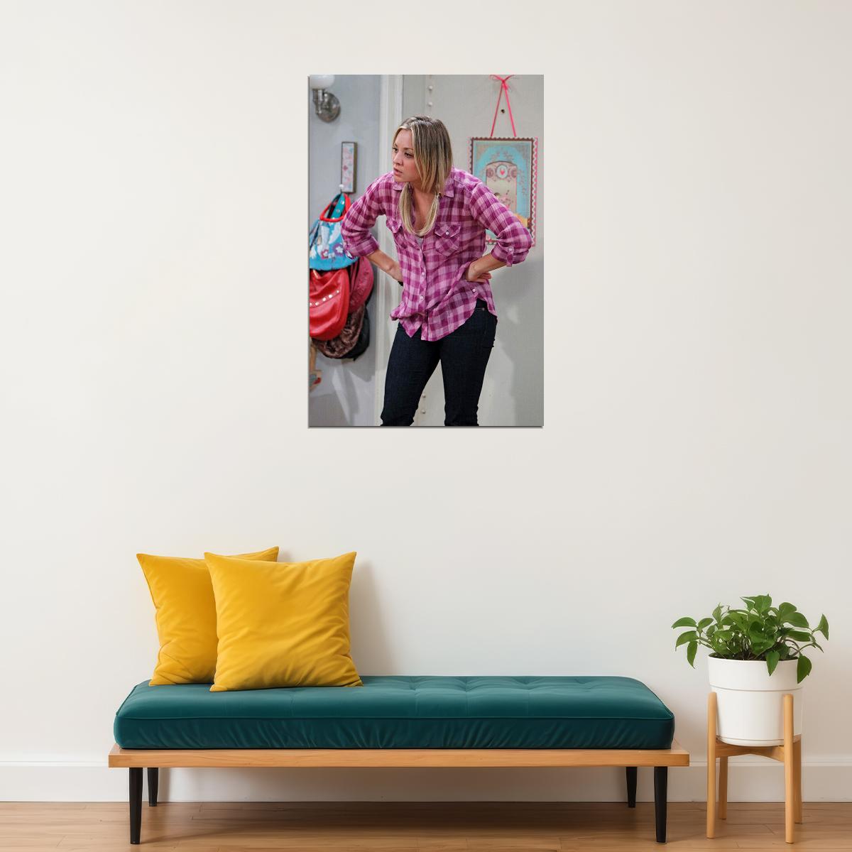 Penny The Big Bang Theory Tv Series Poster Kaley Cuoco Wall Art Print Home Wall Decor - xonomax