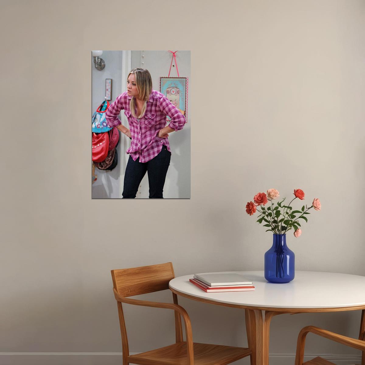 Penny The Big Bang Theory Tv Series Poster Kaley Cuoco Wall Art Print Home Wall Decor - xonomax