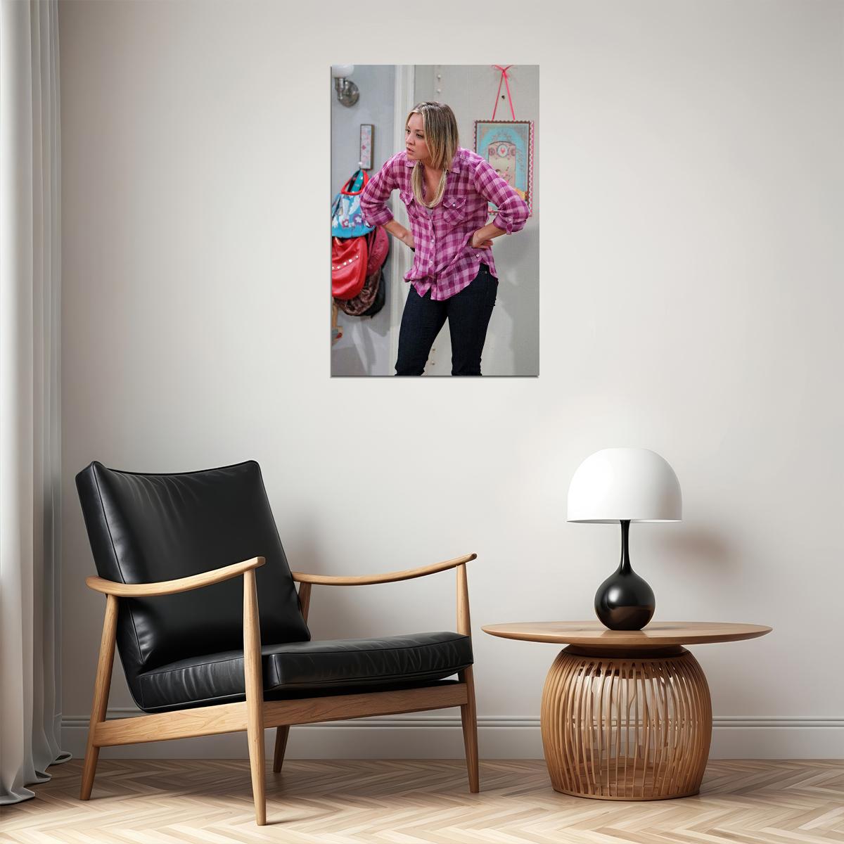 Penny The Big Bang Theory Tv Series Poster Kaley Cuoco Wall Art Print Home Wall Decor - xonomax
