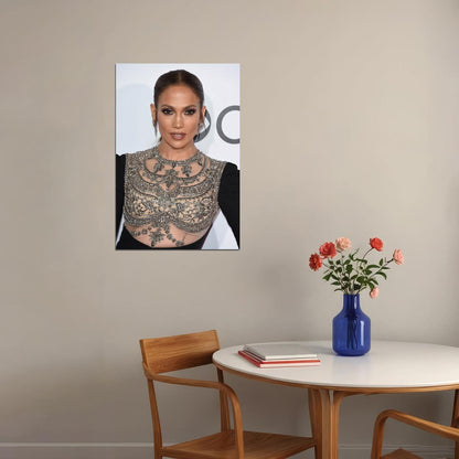 Jennifer Lopez Singer Actress Charitable Poster Wall Art Print Home Wall Decor - xonomax