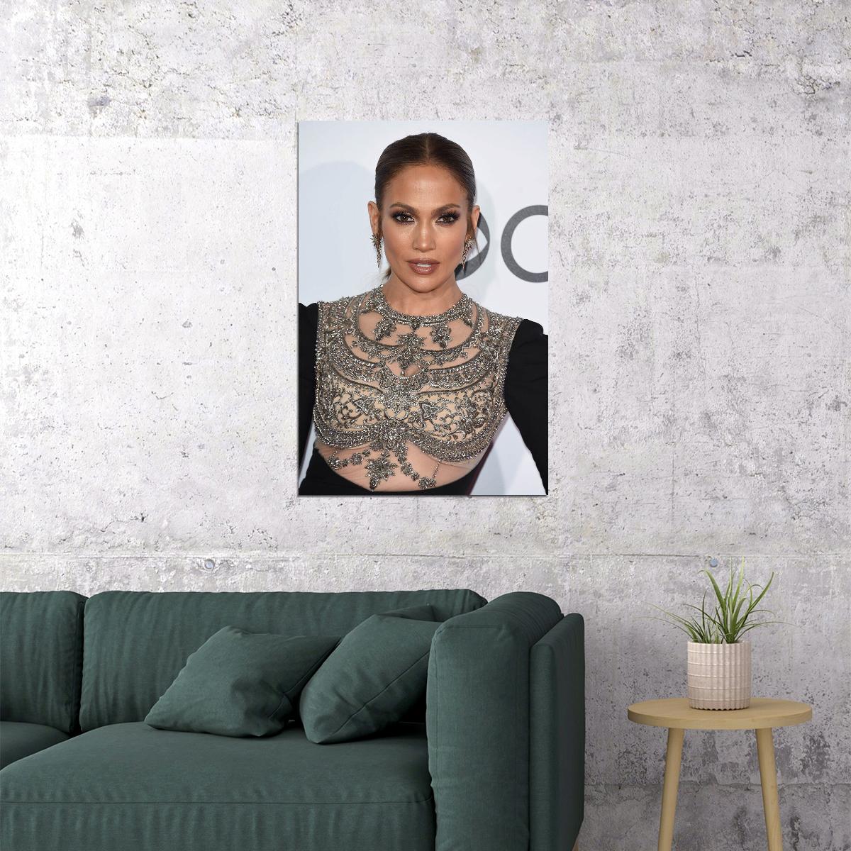 Jennifer Lopez Singer Actress Charitable Poster Wall Art Print Home Wall Decor - xonomax