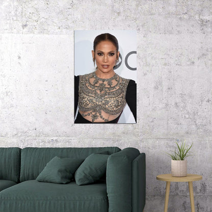 Jennifer Lopez Singer Actress Charitable Poster Wall Art Print Home Wall Decor - xonomax
