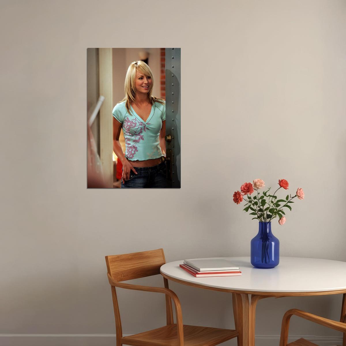 Penny The Big Bang Theory Tv Series Poster Kaley Cuoco Wall Art Print Home Wall Decor - xonomax