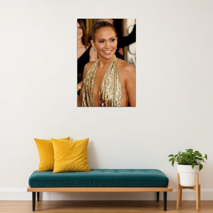 Jennifer Lopez Singer Actress Fashion Design Poster Wall Art Print Home Wall Decor - xonomax