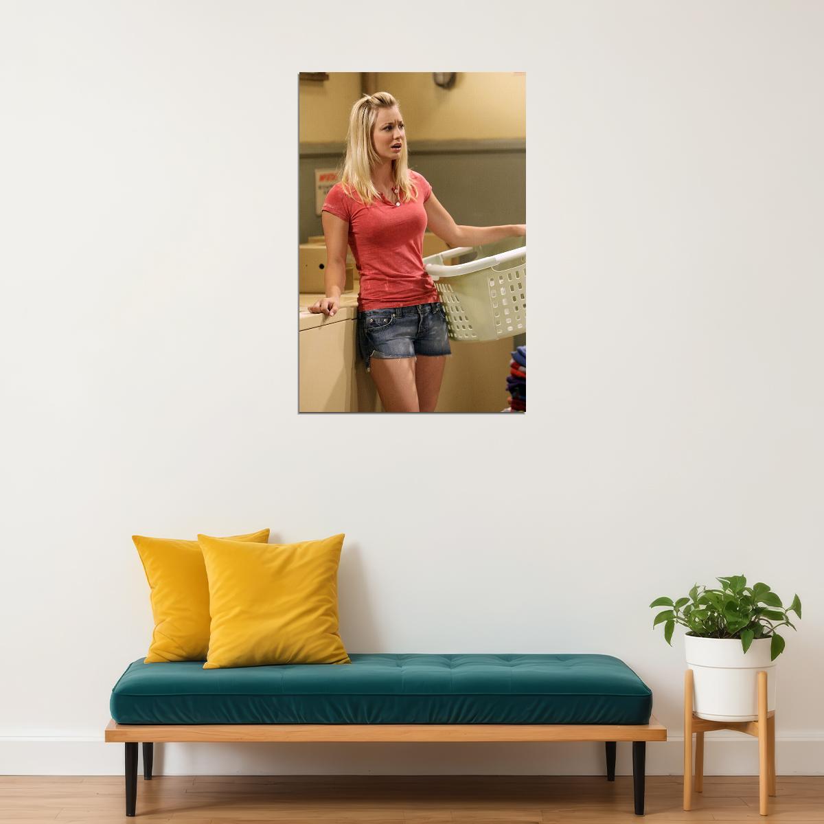 Penny The Big Bang Theory Tv Series Poster Kaley Cuoco Wall Art Print Home Wall Decor - xonomax