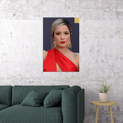 Halsey Celebrity Cinema Actor Singer Idol Poster Wall Art Print Home Wall Decor - xonomax