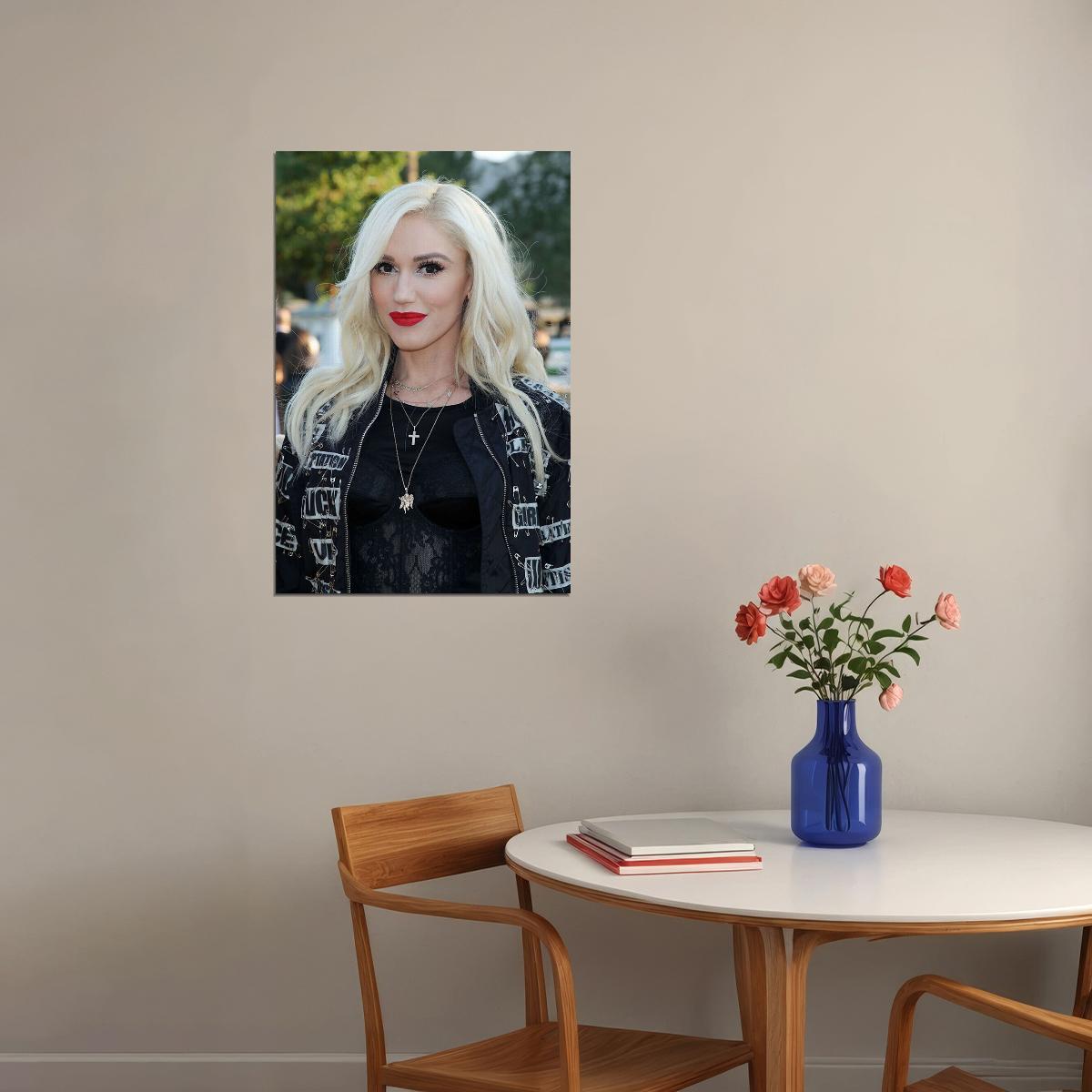 Gwen Stefani Celebrity Singer Pop Music Star Poster Wall Art Print Home Wall Decor - xonomax