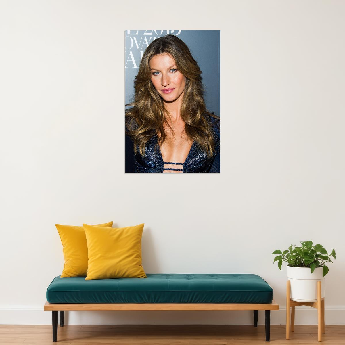 Giselle Bundchen Celebrity Hot Model Actress Poster Wall Art Print Home Wall Decor - xonomax
