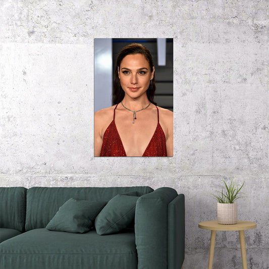 Gal Gadot Hot Cinema Actress Poster Wall Art Print Home Wall Decor - xonomax